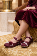 Baby Pumps Casual Mahroon 0710637