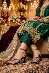 Black Bridal Sandals 0421329