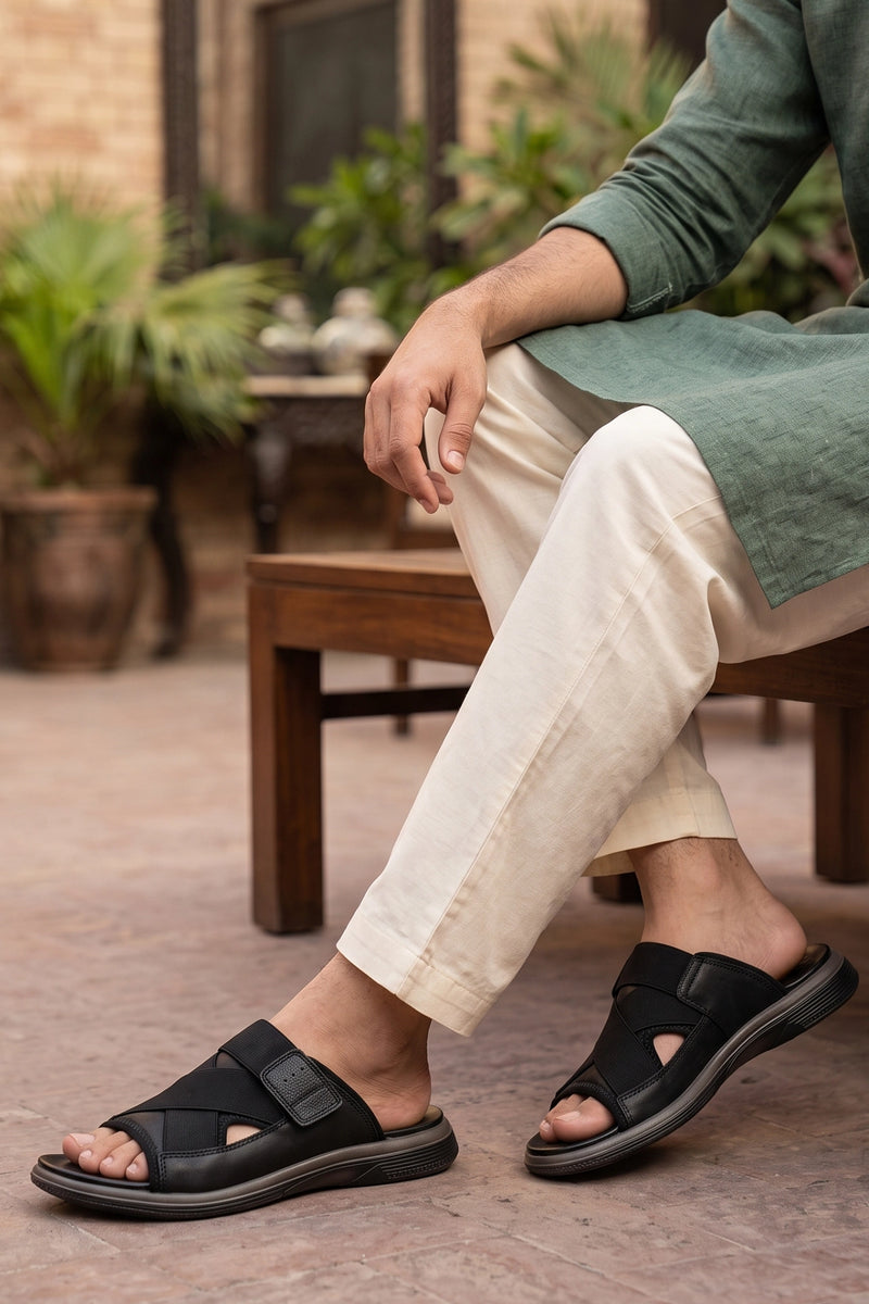 Black Casual Slipper 0151175