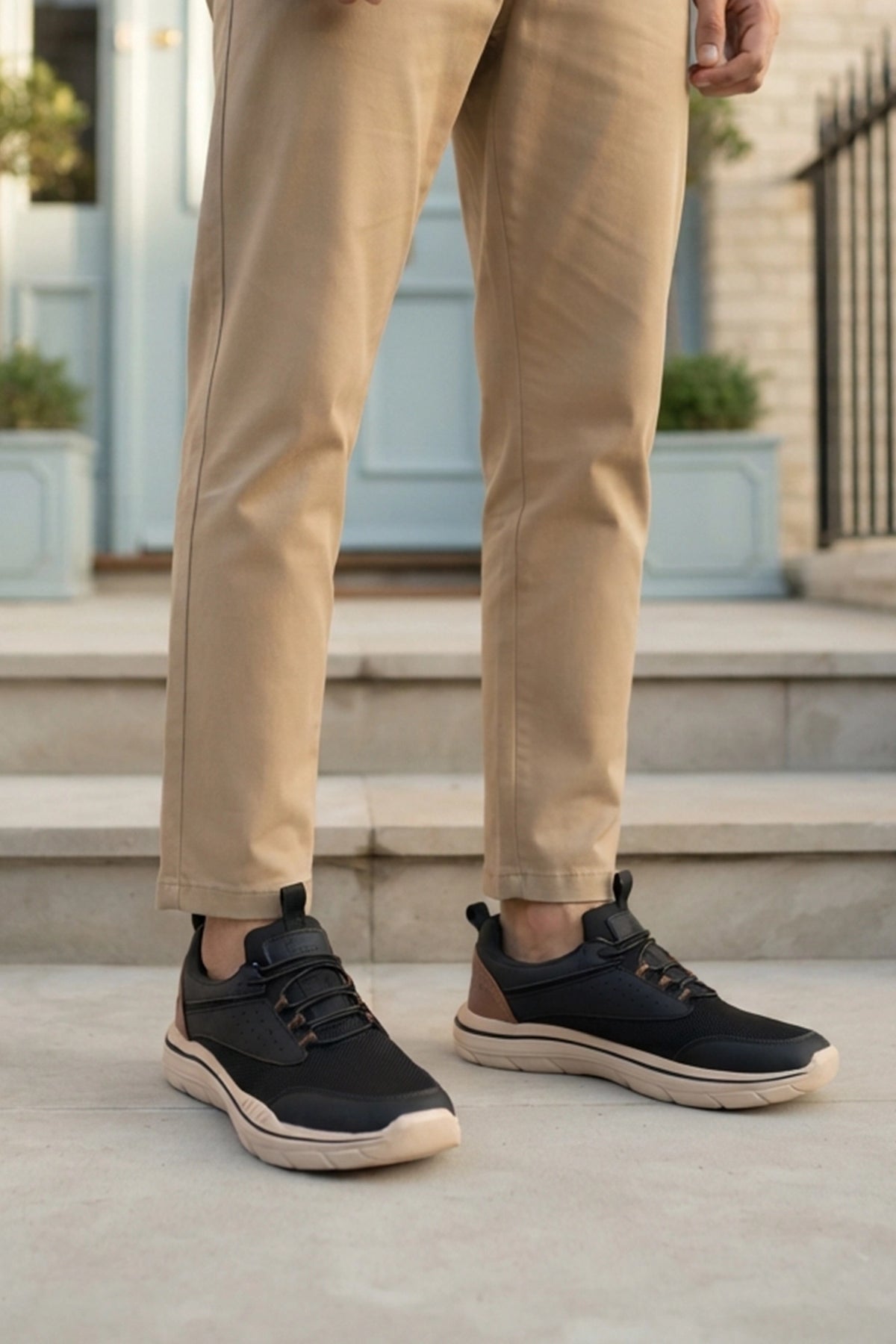 Black Casual Sneakers Mens 0120571