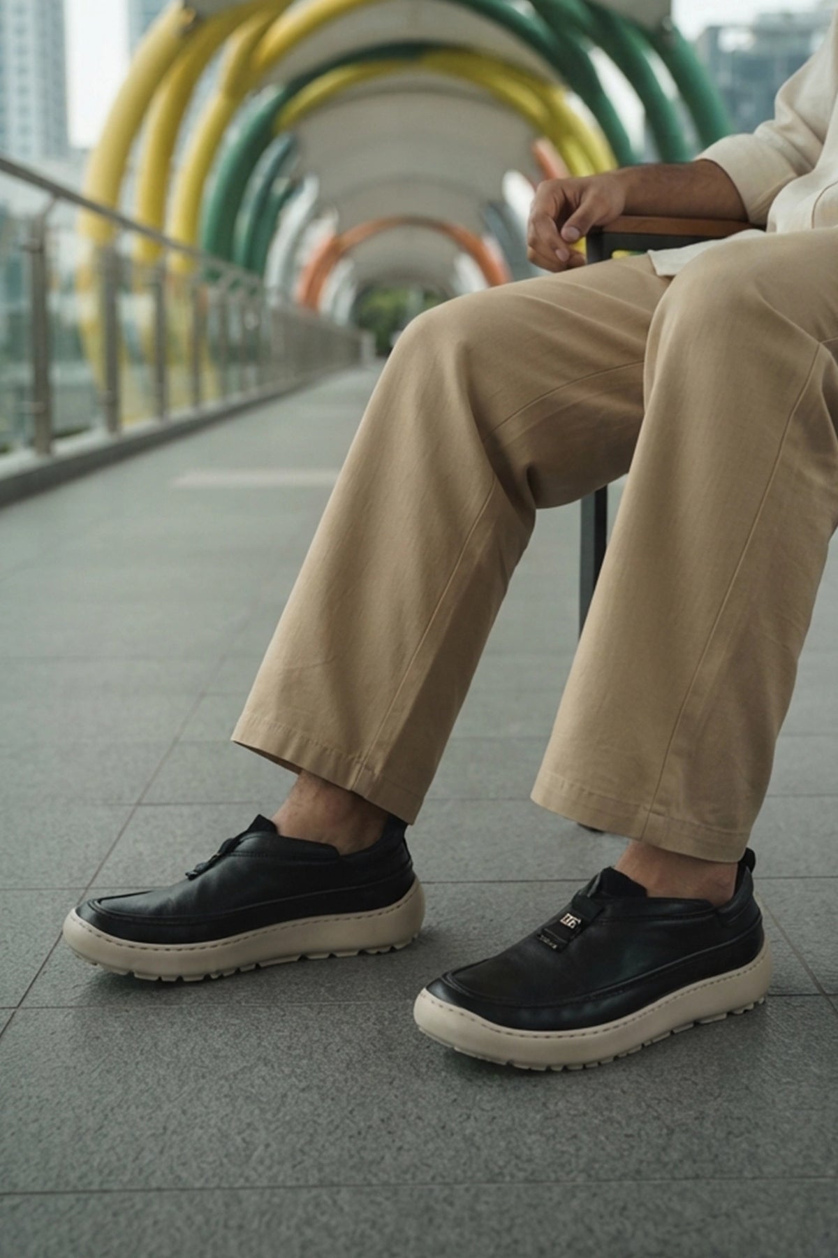 Black Comfortable Casual Shoes 0160537