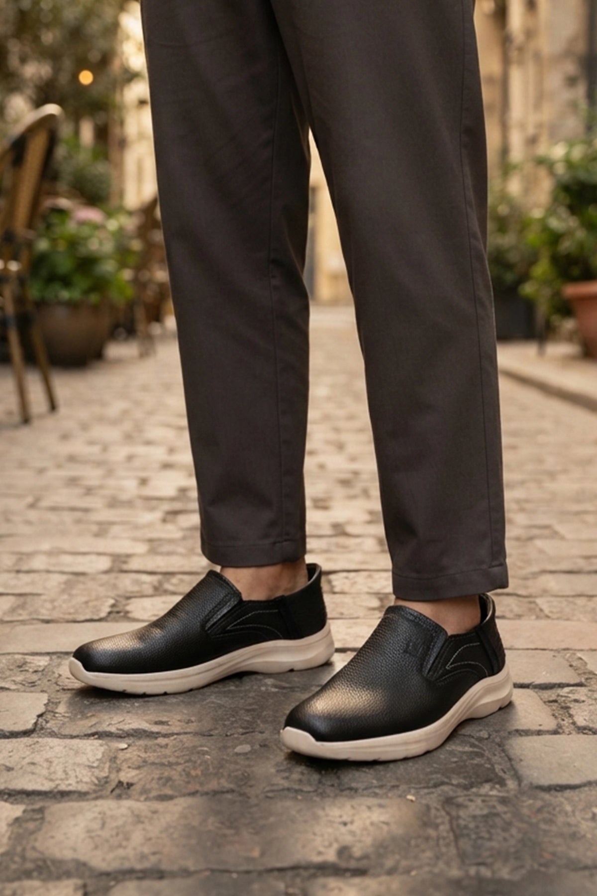 Black Comfy Casual Shoes 0160539