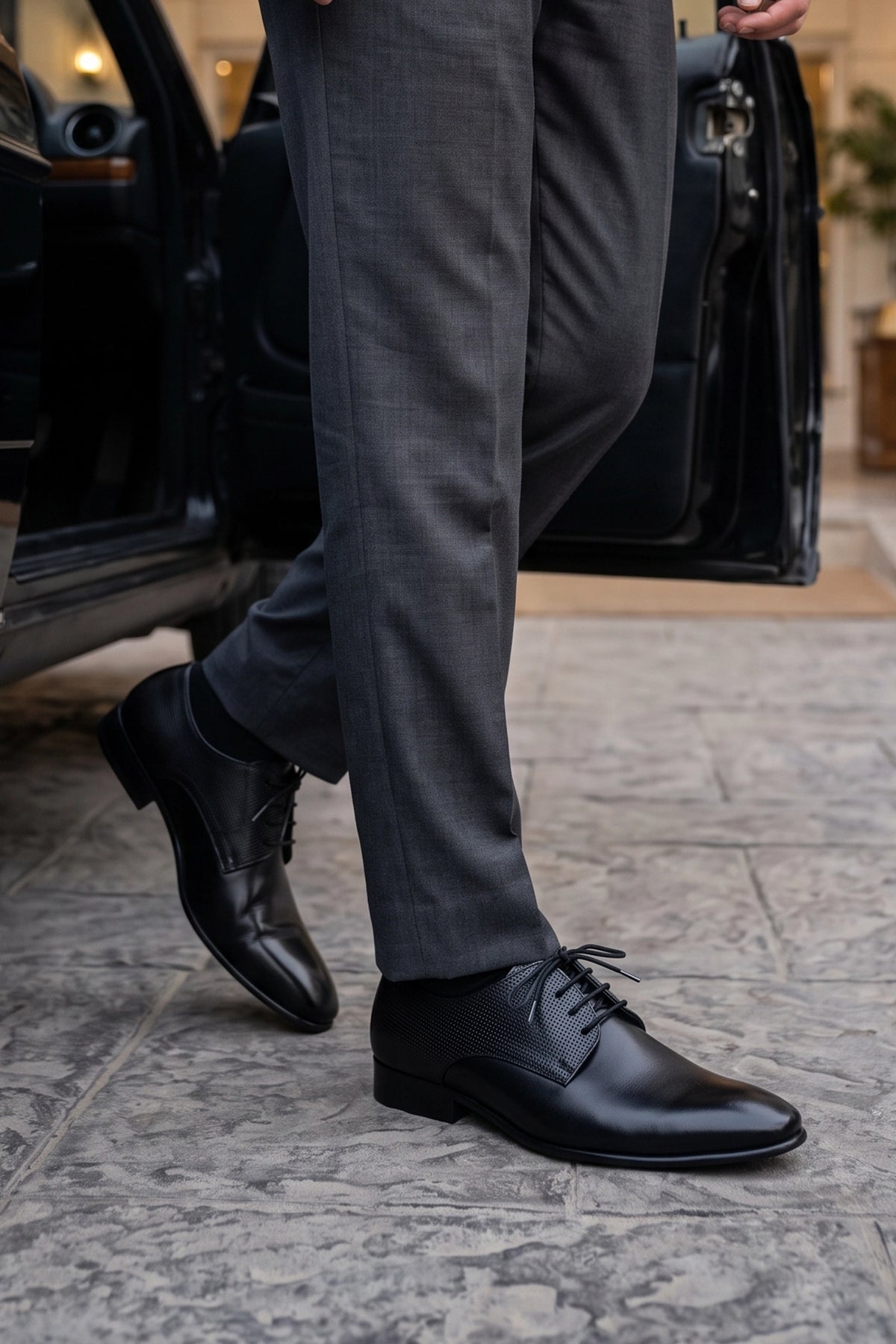 Black Derby Formal Shoes 0111261