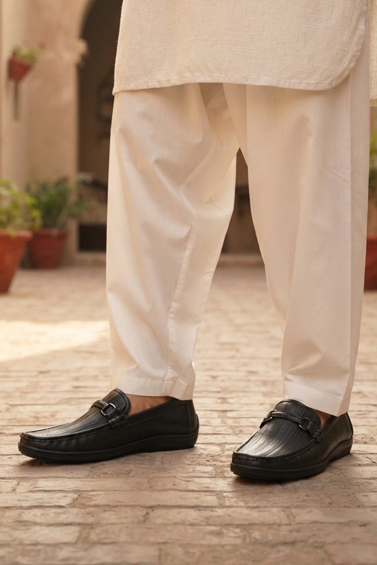 Black Horsebit Comfy Loafers 0160529
