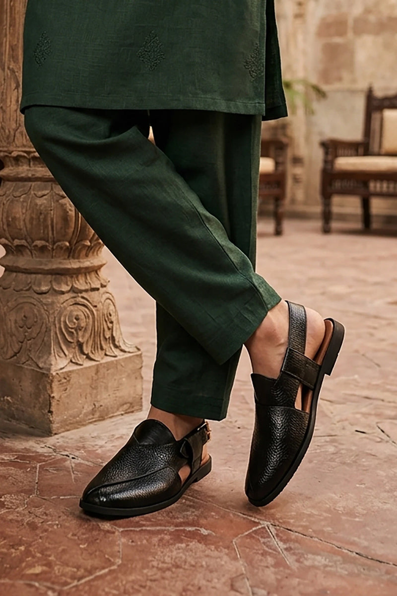 Black Kheri Chappal 0141121