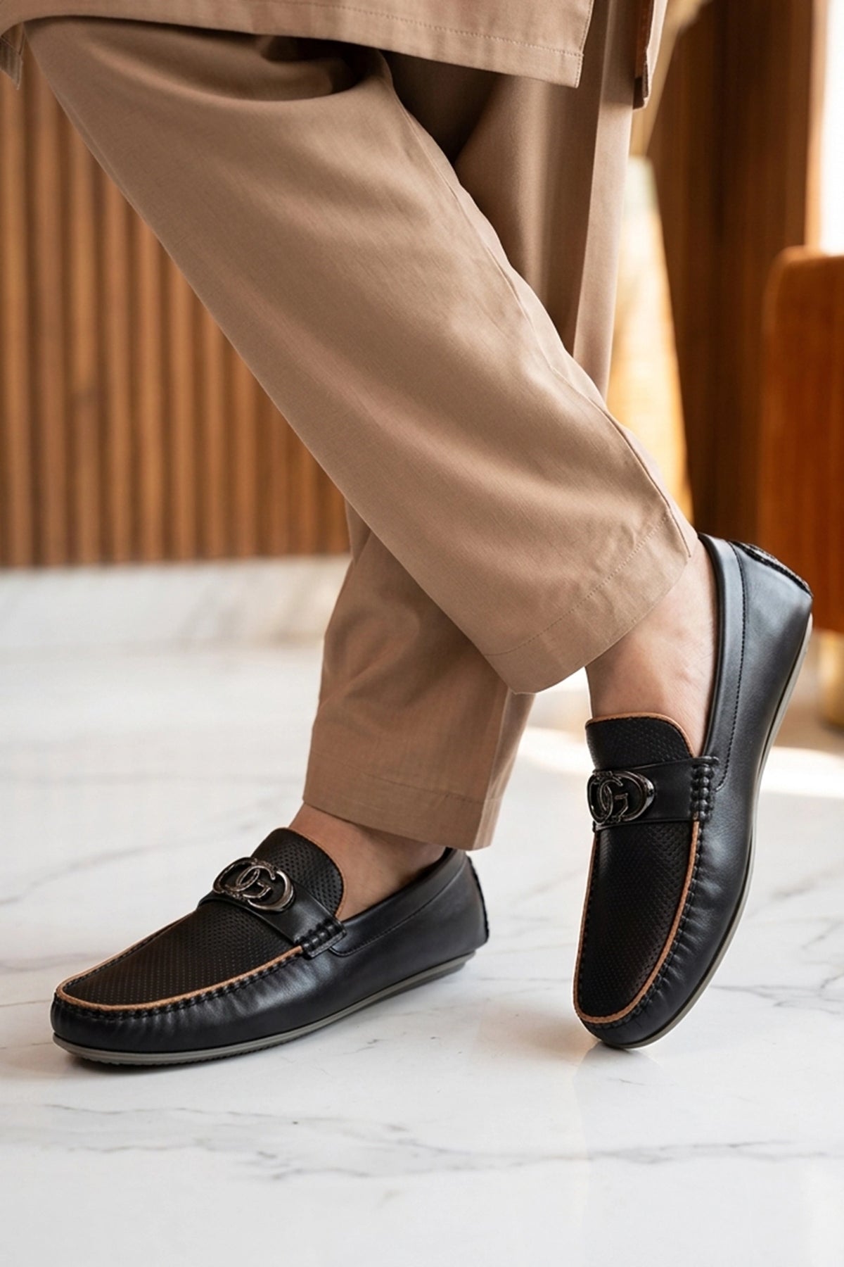 Black Loafer Shoes 0130970