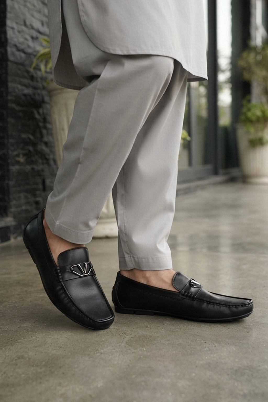 Black Mens Loafers 0130987