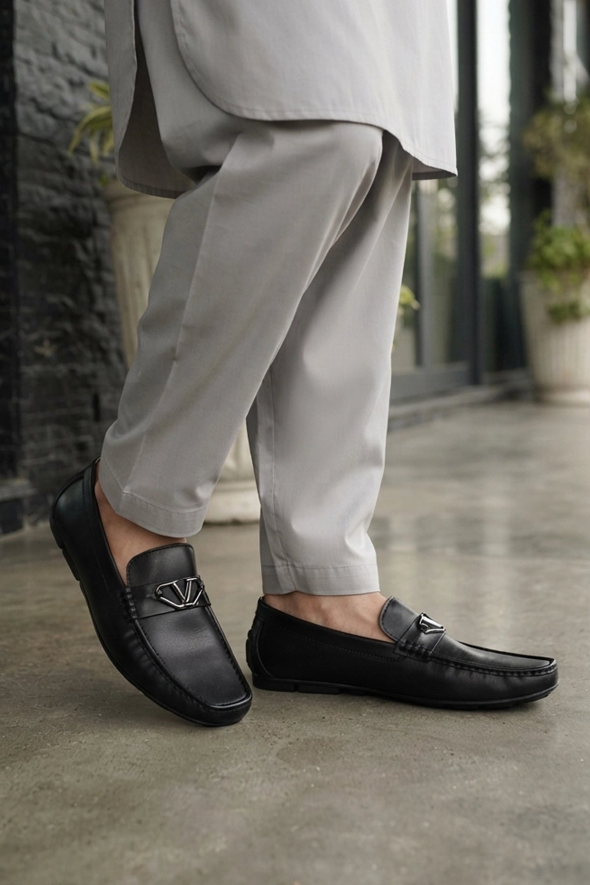 Black Mens Loafers 0130987