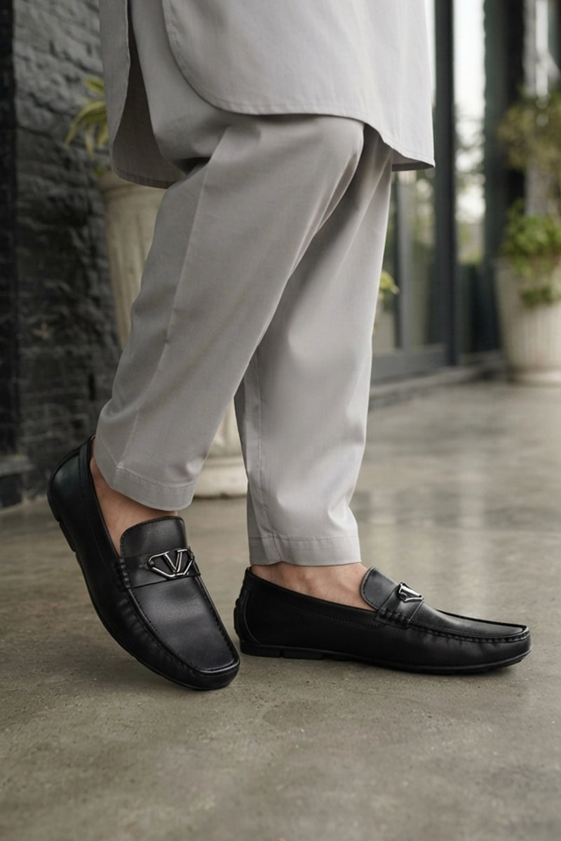Black Mens Loafers 0130987
