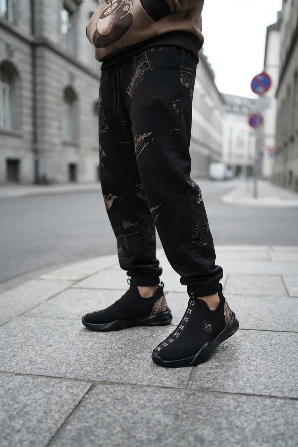 Black Mens Sneakers 0120615