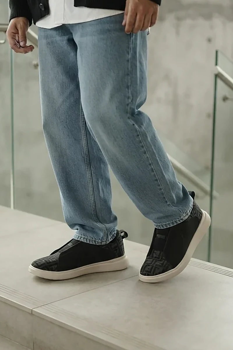 Black Mens Sneakers Shoes 0120623