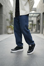 Black Platform Sneakers Men 0120575