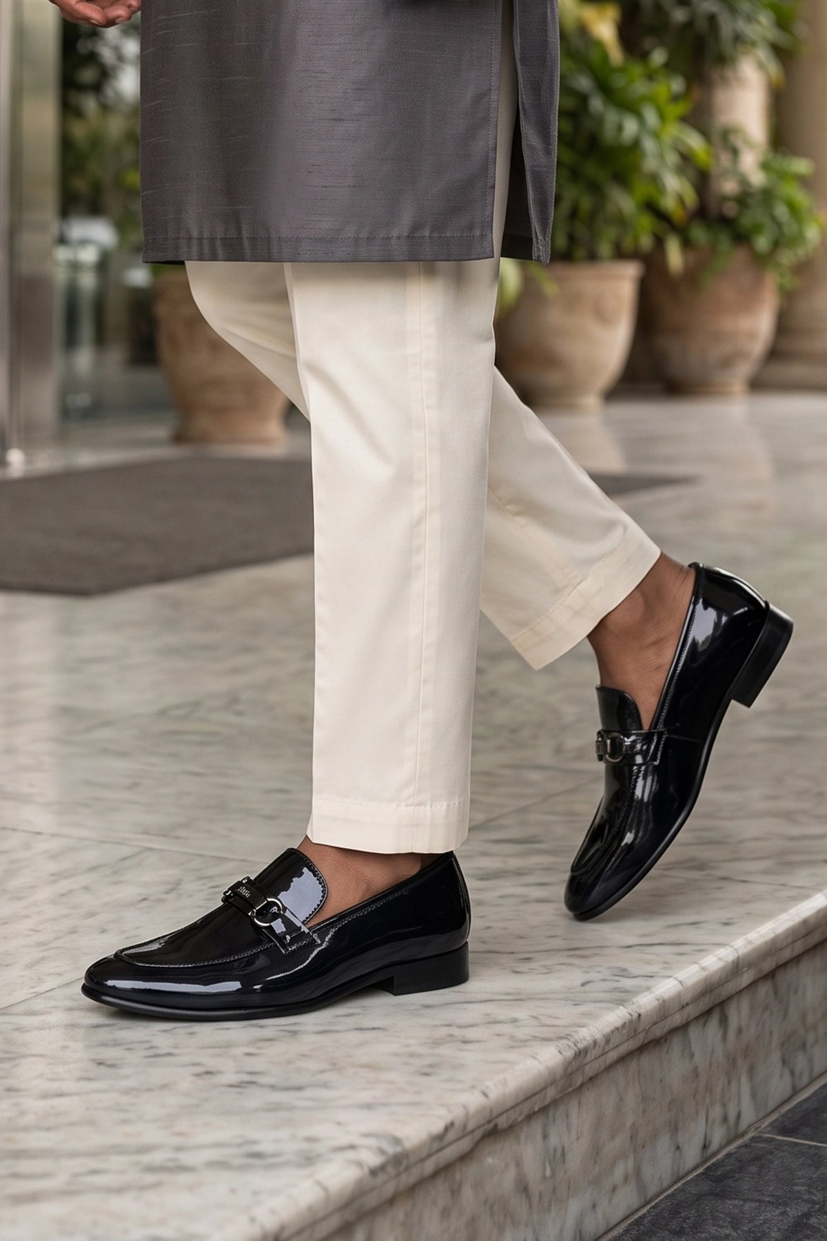 Black Shiny Formal Shoes 0111276