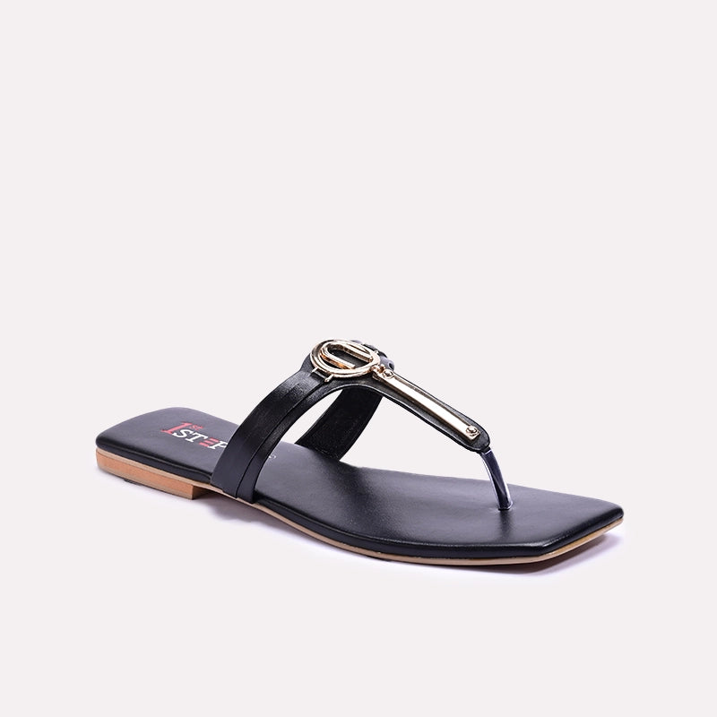 Black Casual Slippers 0412826