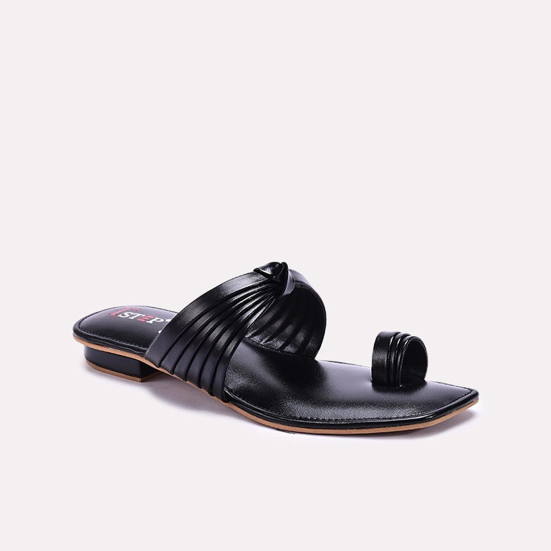 Black Casual Slippers 0412836