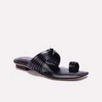 Black Casual Slippers 0412836