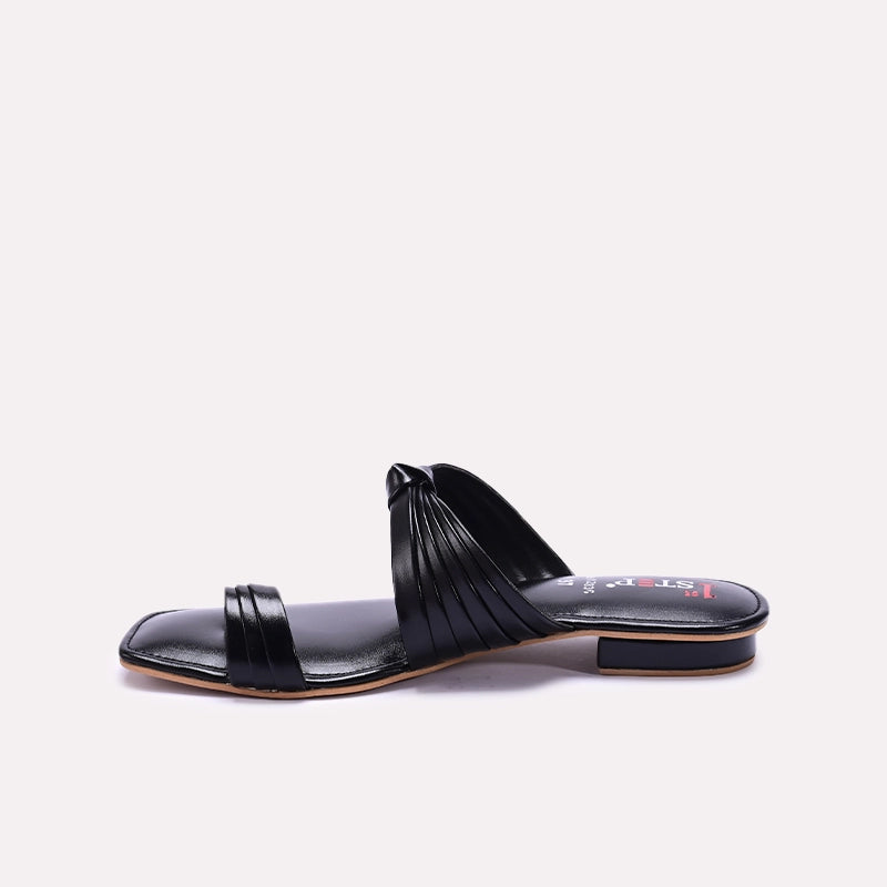 Black Casual Slippers 0412836