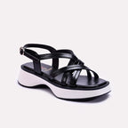 Black Chunky Casual Sandals