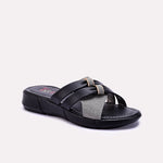 Black Comfy Casual Slippers