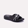 Black Comfy Casual Slippers
