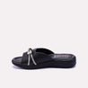 Black Comfy Casual Slippers for Women