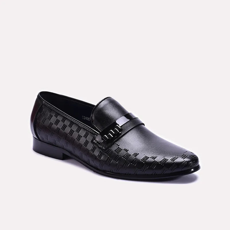 Black Designer Dress Shoes 0111277