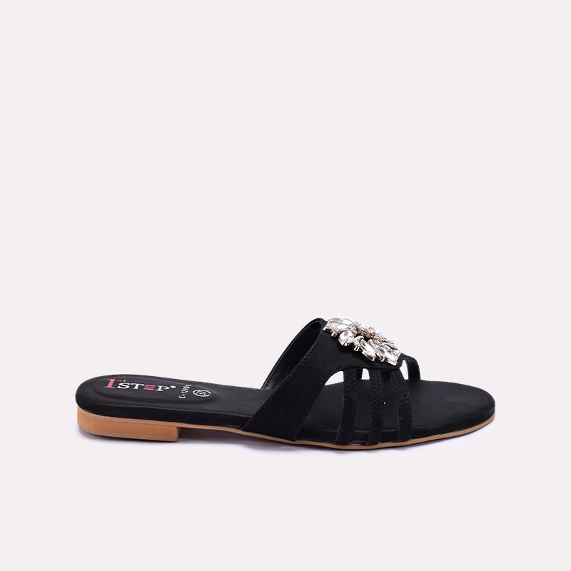 Black Fancy Slippers 0412801