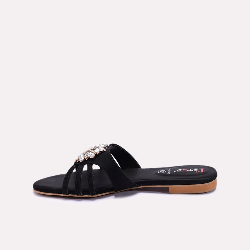 Black Fancy Slippers 0412801