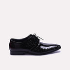 Black Glossy Derby Shoes 0111273