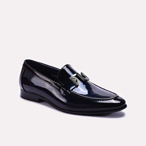 Black Glossy Slip On Formal Shoes 0111270