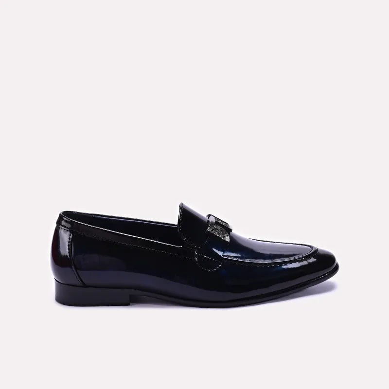 Black Glossy Slip On Formal Shoes 0111270