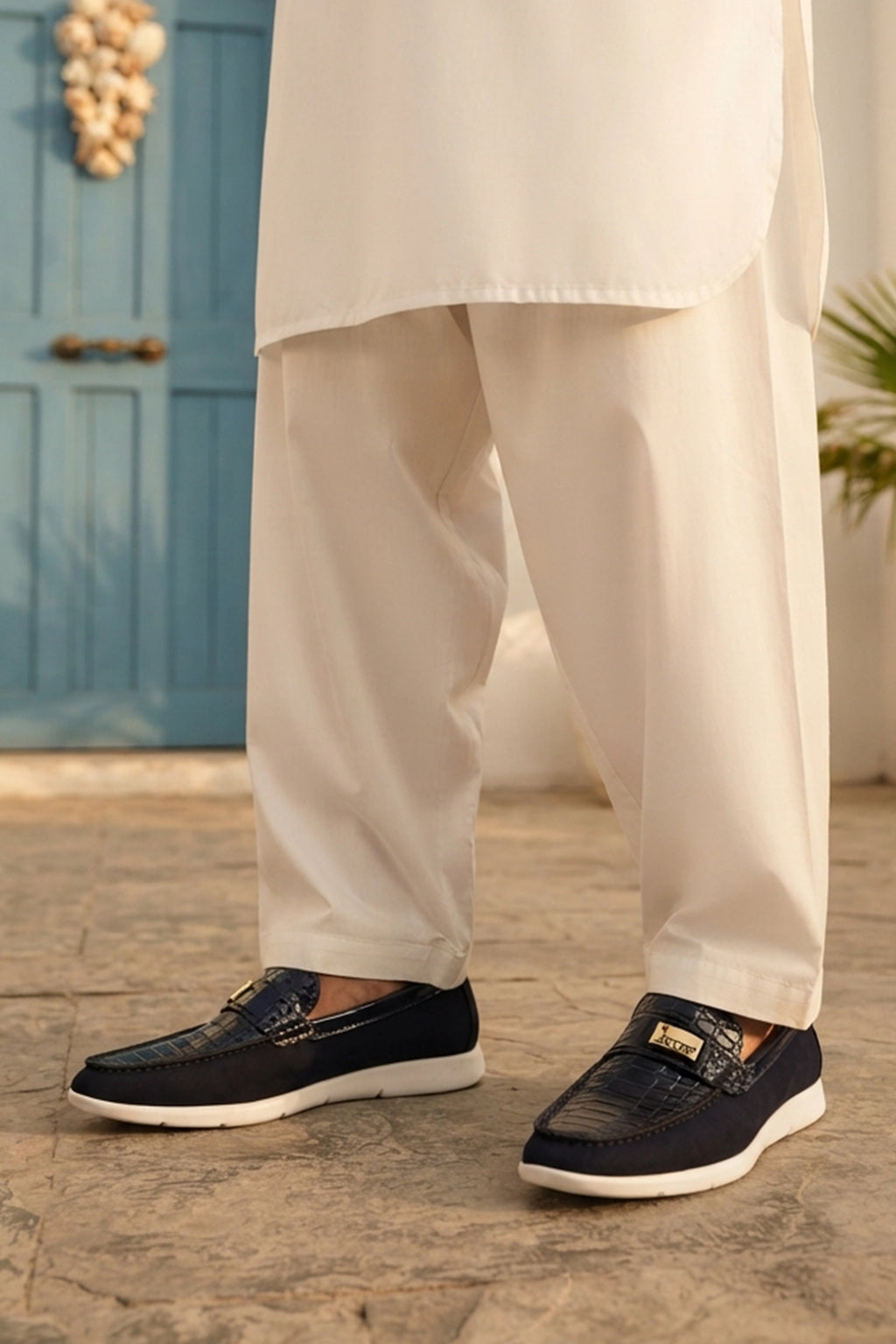 Blue Casual Shoes 0160571