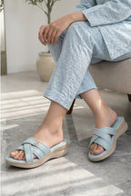 Blue Comfy Casual Slippers 0413166