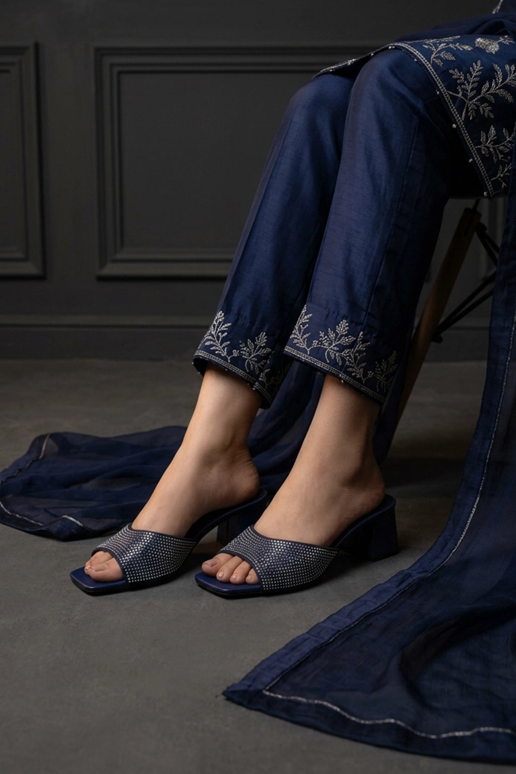 Blue Fancy Slippers 0413091