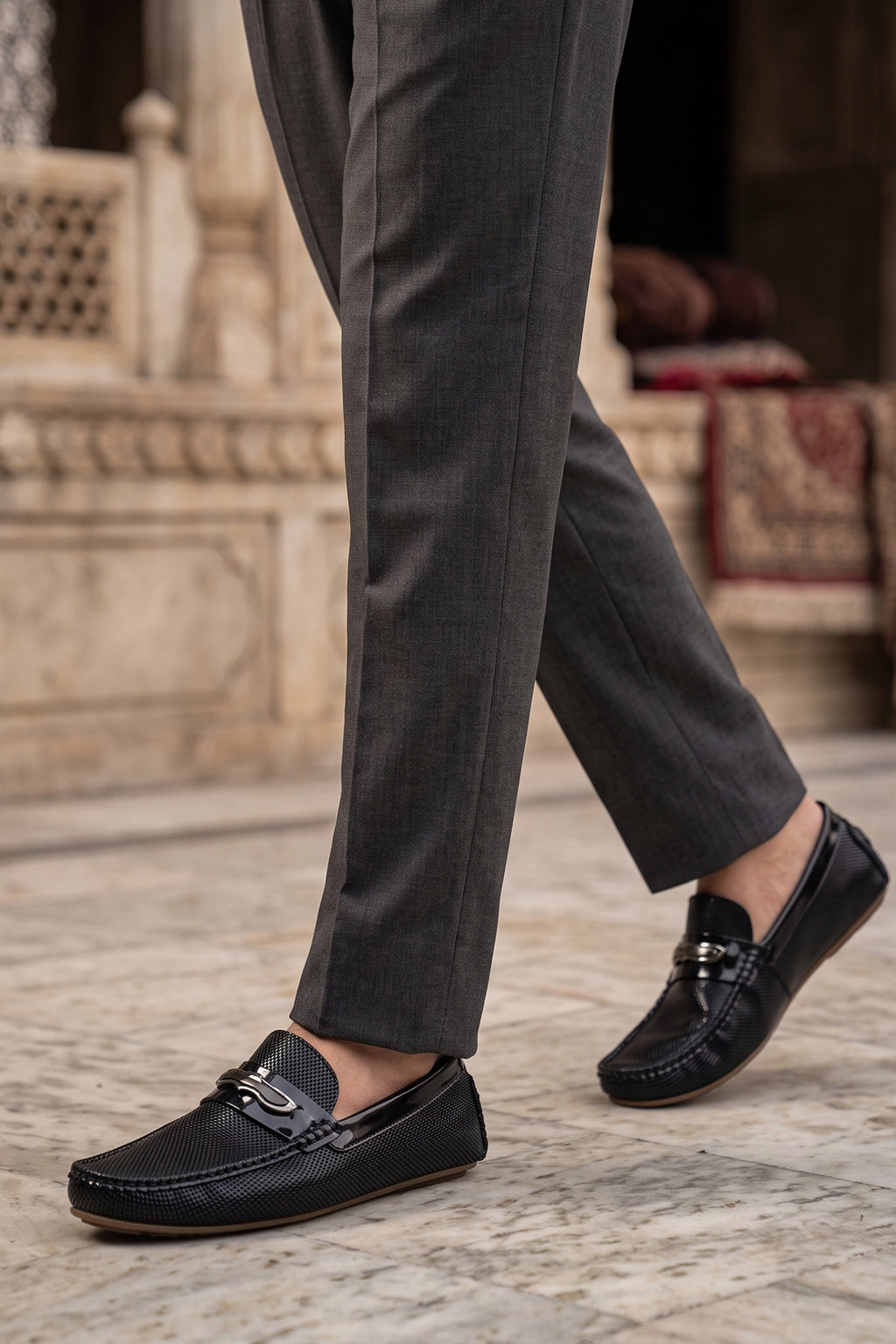Blue Loafer Shoes 0130967