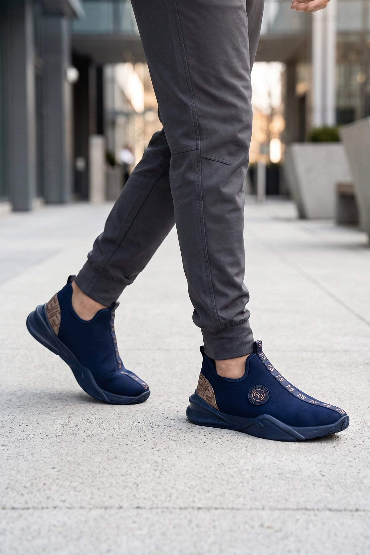 Blue Mens Sneakers 0120615