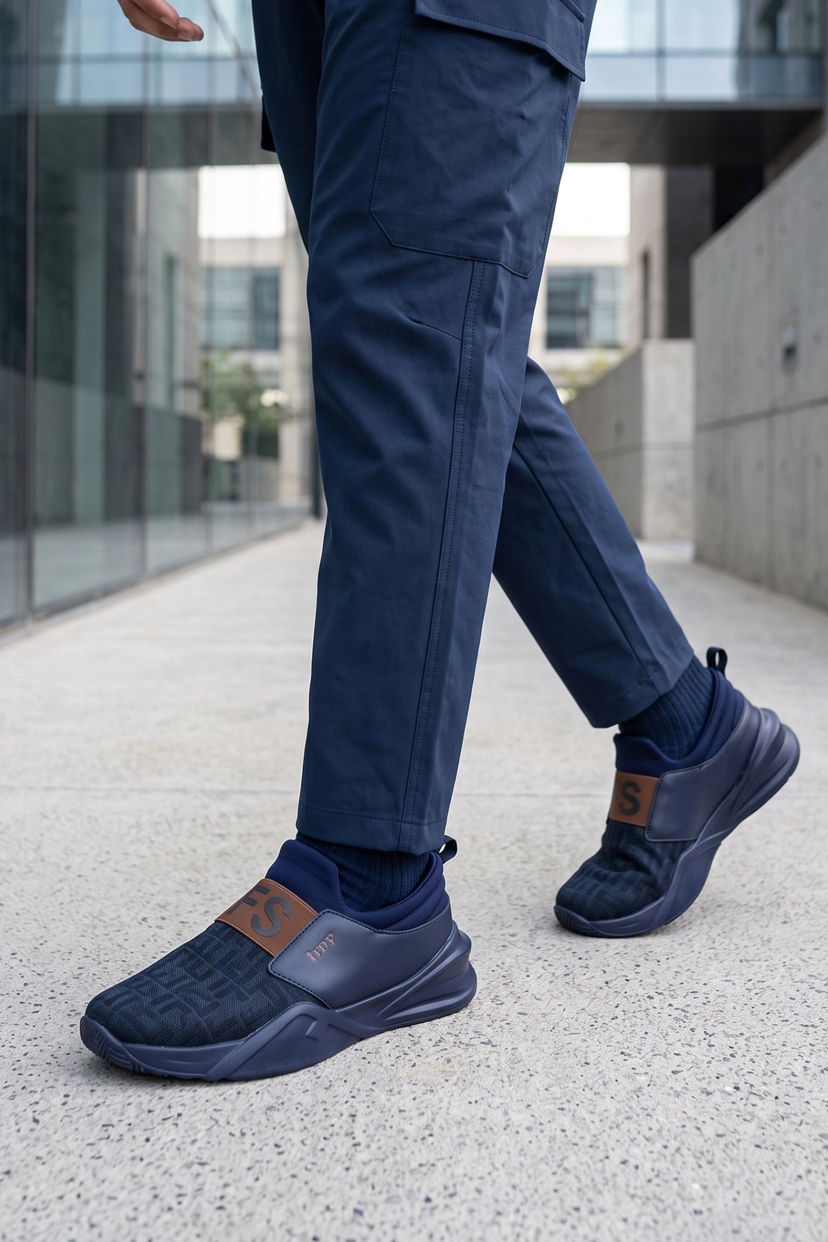 Blue Sneakers For Men 0120613