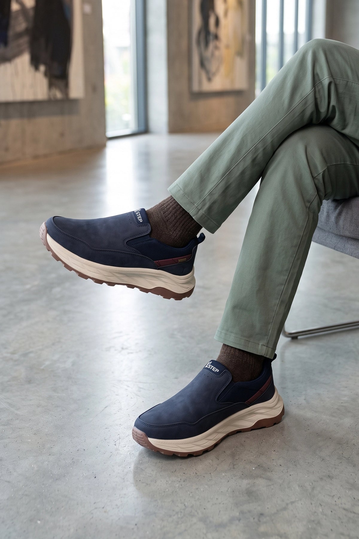 Blue Sneakers For Men 0120614
