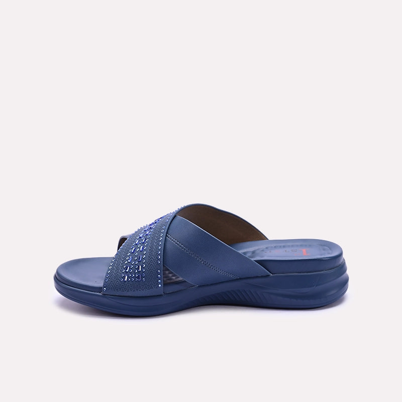 Blue Comfy Casual Slippers 0413270