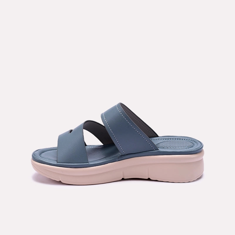 Blue Comfy Casual Slippers 0413336