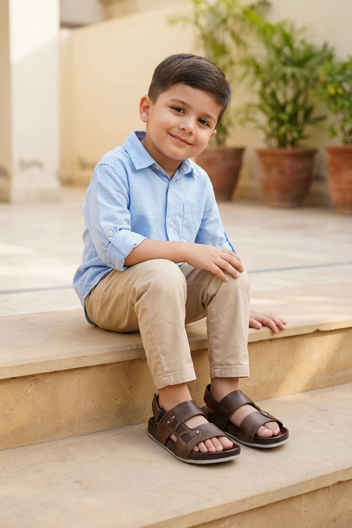 Boy Casual Sandal Brown 0621106