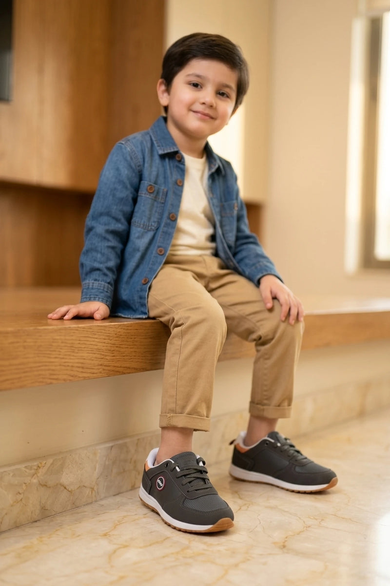 Boy Casual Shoes Gray 0610599