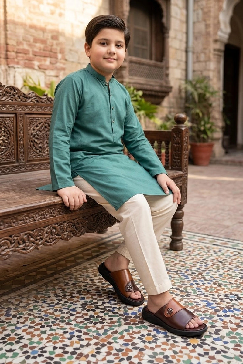 Boy Casual Slipper Mustard 0630314
