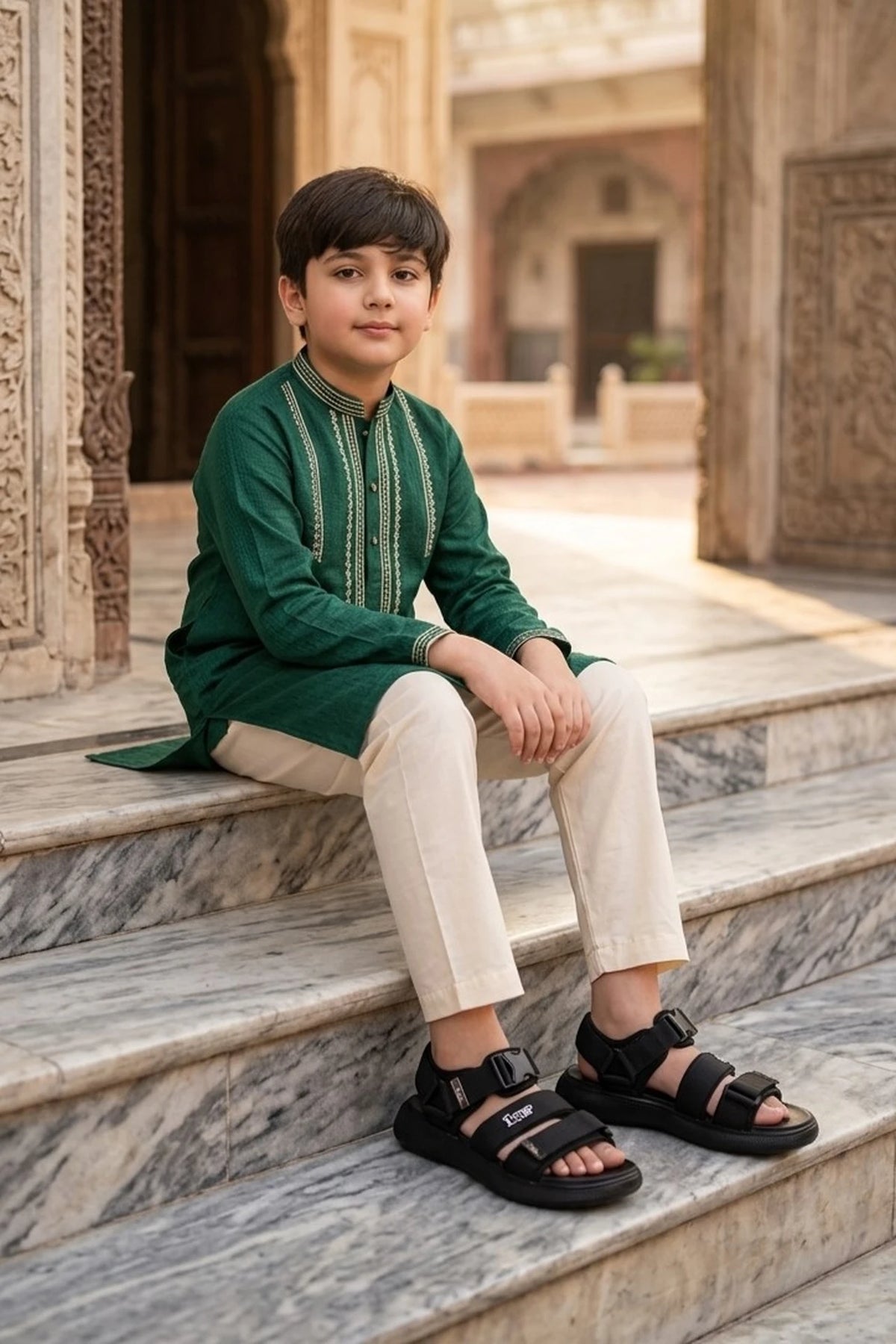 Boy Formal Sandal Black 0620919