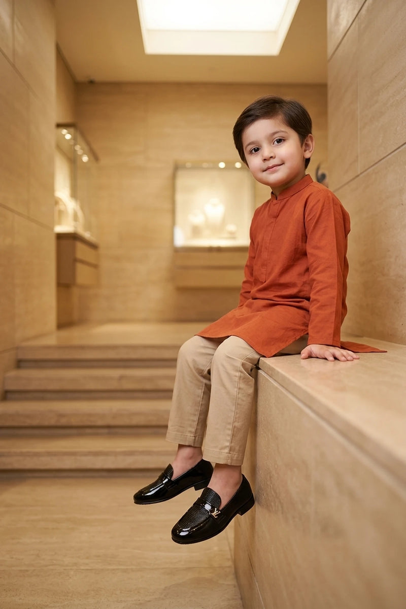Boy Formal Shoes Black 0610635