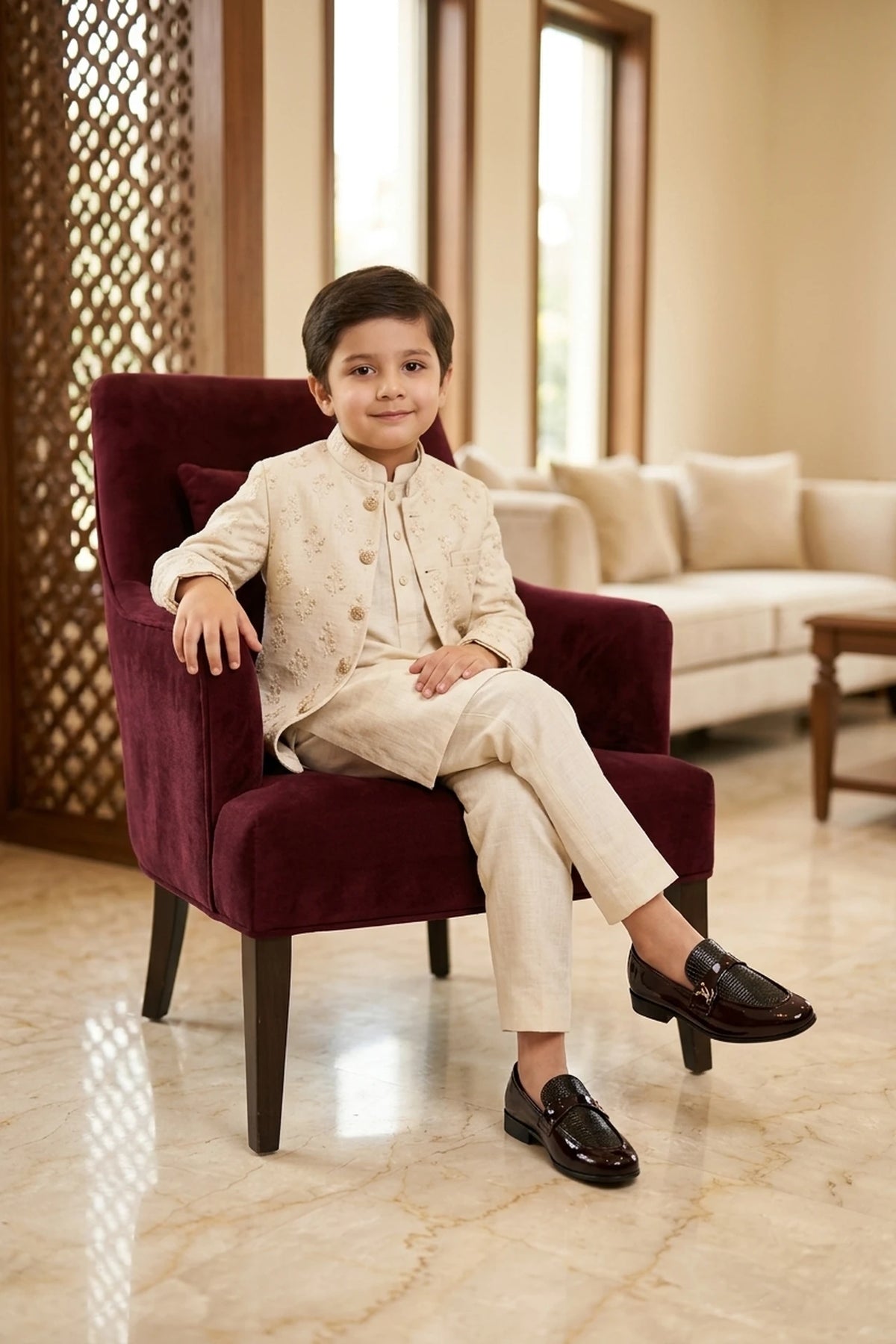 Boy Formal Shoes Brown 0610635
