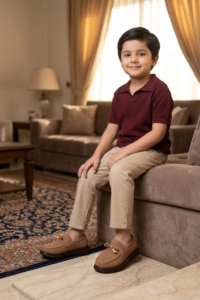 Boy Formal Shoes Mustard 0610566