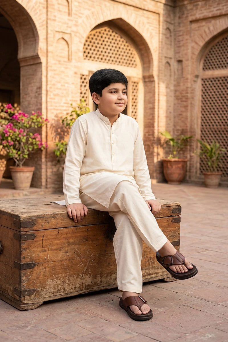 Boy Formal Slipper Brown 0630304