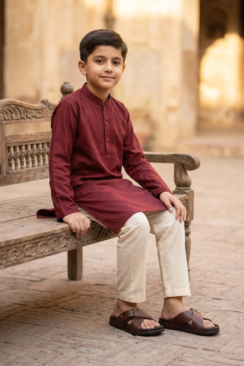 Boy Formal Slipper Brown 0630306
