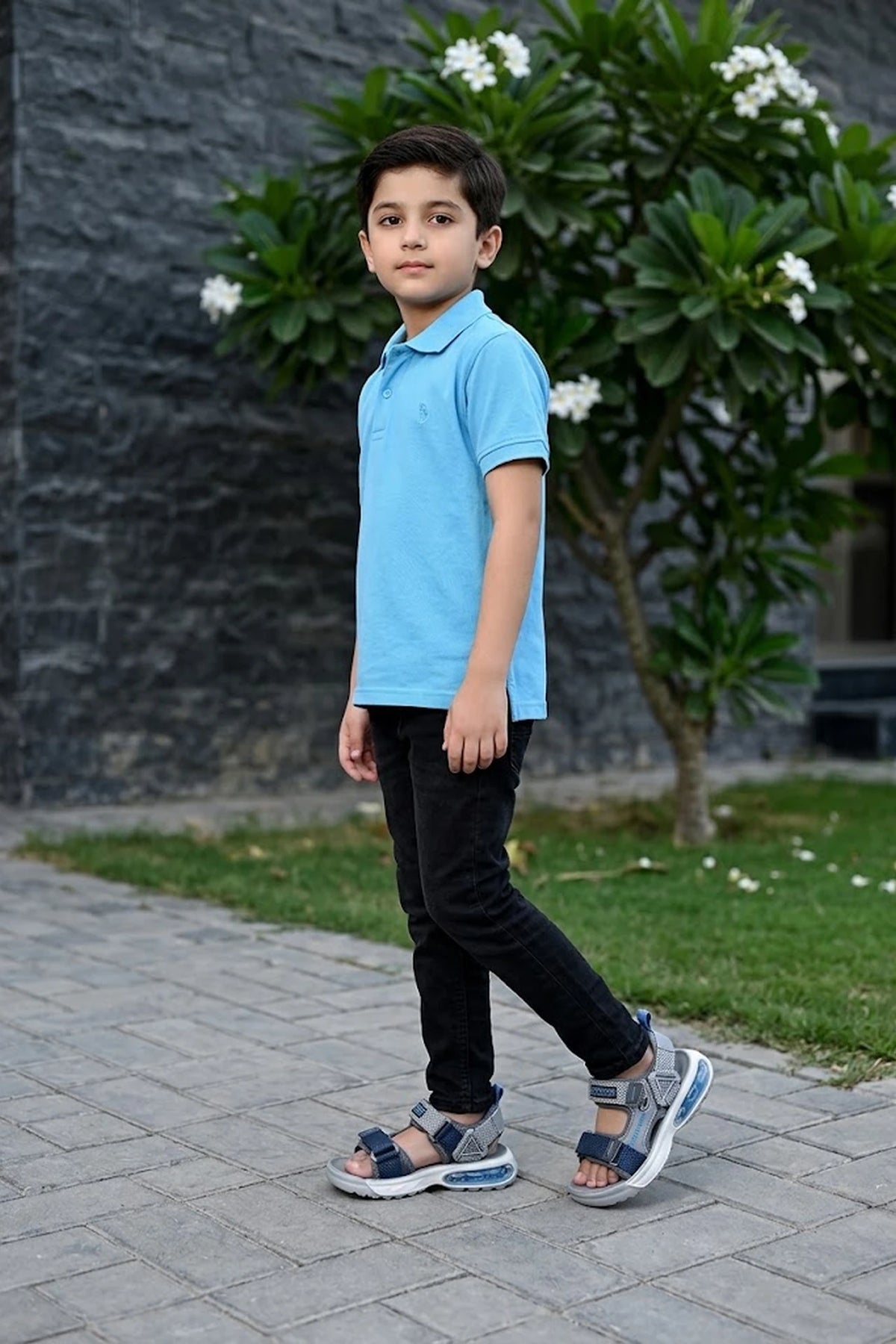 Boy Gray Sports Sandals 0620902